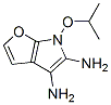 6-(1-甲基乙氧基)-6H-呋喃并[2,3-b]吡咯-4,5-二胺結(jié)構(gòu)式_877397-11-0結(jié)構(gòu)式