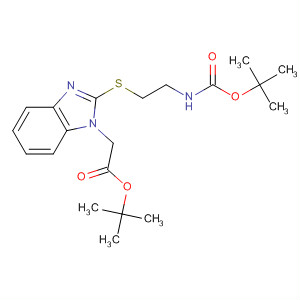 [2-(2-叔丁氧基羰基氨基-乙基磺酰基)-苯并咪唑-1-基]-乙酸叔丁酯結構式_877626-82-9結構式