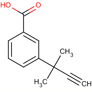 3-(2-甲基-3-丁炔-2-基)苯甲酸結(jié)構(gòu)式_878745-14-3結(jié)構(gòu)式