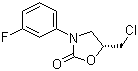 (5R)-5-(氯甲基)-3-(3-氟苯基)-2-噁唑烷酮結(jié)構(gòu)式_879215-66-4結(jié)構(gòu)式