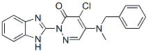 2-(1H-苯并咪唑-2-基)-4-氯-5-[甲基(苯基甲基)氨基]-3(2H)-吡嗪酮結(jié)構(gòu)式_879568-33-9結(jié)構(gòu)式