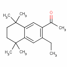 1-(3-乙基-5,6,7,8-四氫-5,5,8,8-四甲基-2-萘)-乙酮結(jié)構(gòu)式_88-29-9結(jié)構(gòu)式
