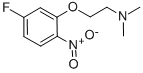 2-(5-氟-2-硝基苯氧基)-N,N-二甲基乙胺結(jié)構(gòu)式_880083-48-7結(jié)構(gòu)式