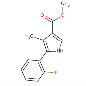 5-(2-氟苯基)-4-甲基-1H-吡咯-3-羧酸甲酯結構式_881674-07-3結構式