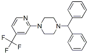 1-(二苯基甲基)-4-[4-(三氟甲基)-2-吡啶]-哌嗪結(jié)構(gòu)式_882313-92-0結(jié)構(gòu)式