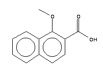 1-甲氧基-2-萘酸結構式_883-21-6結構式