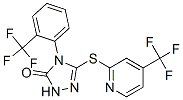 2,4-二氫-4-[2-(三氟甲基)苯基]-5-[[4-(三氟甲基)-2-吡啶]硫代]-3H-1,2,4-噻唑-3-酮結構式_883028-74-8結構式