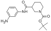 3-(3-氨基-苯基氨基甲酰)-哌啶-1-羧酸叔丁酯結(jié)構(gòu)式_883106-70-5結(jié)構(gòu)式