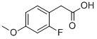 2-Fluoro-4-methoxyphenylacetic acid Structure,883531-28-0Structure