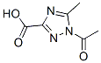 (7ci)-1-乙酰基-5-甲基-1H-1,2,4-噻唑-3-羧酸結(jié)構(gòu)式_88513-02-4結(jié)構(gòu)式