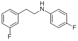 (4-氟苯基)-[2-(3-氟苯基)-乙基]-胺結構式_885270-42-8結構式