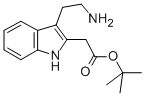 [3-(2-氨基乙基)-1H-吲哚-2-基]乙酸叔丁酯結(jié)構(gòu)式_885270-62-2結(jié)構(gòu)式