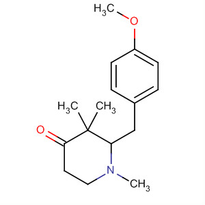 2-(4-甲氧基芐基)-1,3,3-三甲基-4-哌啶酮結構式_88532-25-6結構式