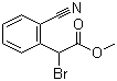 2-溴-2-(2-氰基苯基)-乙酸甲酯結構式_885953-43-5結構式