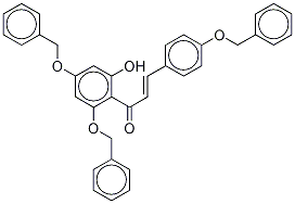 E-3-(4-benzyloxy)-1-(2.4-bisbenzyloxy-6-hydroxy)phenyl)propenone Structure,88607-79-8Structure