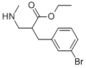 3-(3-溴-苯基)-2-甲基氨基甲基丙酸乙酯結構式_886366-12-7結構式