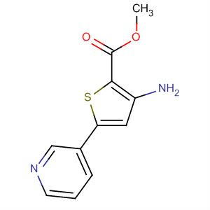 3-氨基-5-(吡啶-3-基)噻吩-2-羧酸甲酯結(jié)構(gòu)式_887247-28-1結(jié)構(gòu)式