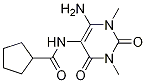 6-氨基-5-[(環(huán)戊烷羰基)氨基]-1,3-二甲基 尿嘧啶結構式_887352-43-4結構式