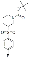 3-(4-氟苯磺?；?-哌啶-1-羧酸叔丁酯結(jié)構(gòu)式_887590-22-9結(jié)構(gòu)式