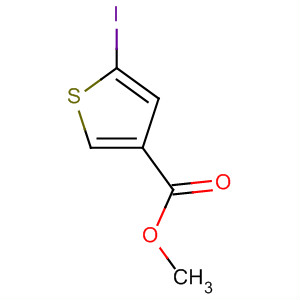 5-碘噻吩-3-羧酸甲酯結(jié)構(gòu)式_88770-20-1結(jié)構(gòu)式