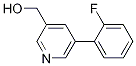 (5-(2-氟苯基)吡啶-3-基)甲醇結(jié)構(gòu)式_887974-05-2結(jié)構(gòu)式