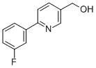 6-(3-氟苯基)-3-吡啶甲醇結(jié)構(gòu)式_887974-66-5結(jié)構(gòu)式