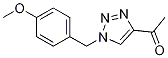 1-[1-(4-甲氧基-芐基)-1H-[1,2,3]噻唑-4-基]-乙酮結(jié)構(gòu)式_88860-93-9結(jié)構(gòu)式