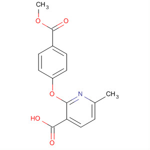 2-(4-(甲氧基羰基)苯氧基)-6-甲基煙酸結(jié)構(gòu)式_889879-69-0結(jié)構(gòu)式