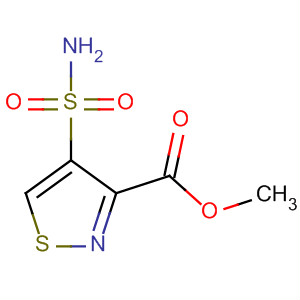 4-(氨基磺?；?-3-異噻唑羧酸甲酯結(jié)構(gòu)式_89502-19-2結(jié)構(gòu)式