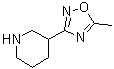3-(5-甲基-1,2,4-噁二唑-3-基)哌啶結(jié)構(gòu)式_895573-64-5結(jié)構(gòu)式