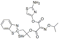 2-Mercaptobenzothiazolyl-(Z)-(2-aminothiazol-4-yl)-2-(tert-butoxycarbonyl) isopropoxyiminoacetateStructure,89604-92-2Structure 2-Mercaptobenzothiazolyl-(Z)-(2-aminothiazol-4-yl)-2-(tert-butoxycarbonyl) isopropoxyiminoacetate Structure,89604-92-2Structure