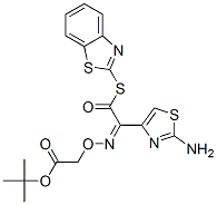 (Z)-2-(2-氨基噻唑-4-基)-2-叔丁氧羰基甲氧亞氨基乙酸(2-巰基苯并噻唑)酯結(jié)構(gòu)式_89605-09-4結(jié)構(gòu)式