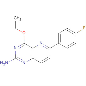 2-氨基-4-乙氧基-6-(4-氟苯基)-吡啶并[3,2-d]嘧啶結(jié)構(gòu)式_897362-24-2結(jié)構(gòu)式
