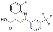 8-氟-2-(3-(三氟甲基)苯基)喹啉-4-羧酸結構式_897557-60-7結構式