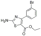 2-氨基-4-(3-溴苯基)1,3-噻唑-5-羧酸乙酯結(jié)構(gòu)式_899352-50-2結(jié)構(gòu)式