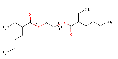 Poly(ethylene glycol) bis(2-ethylhexanoate)Structure,9004-93-7Structure Poly(ethylene glycol) bis(2-ethylhexanoate) Structure,9004-93-7Structure