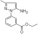 乙基 3-(5-氨基-3-甲基-1H-吡唑-1-基)苯甲酸結(jié)構(gòu)式_903567-11-3結(jié)構(gòu)式