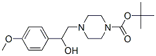 4-[2-羥基-2-(4-甲氧基苯基)-乙基]-哌嗪-1-羧酸叔丁酯結(jié)構(gòu)式_904815-65-2結(jié)構(gòu)式