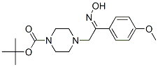 4-[2-羥基脒-2-(4-甲氧基苯基)-乙基]-哌嗪-1-羧酸叔丁酯結(jié)構(gòu)式_904815-72-1結(jié)構(gòu)式
