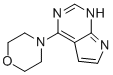 4-(4-嗎啉)-1H-吡咯并[2,3-d]嘧啶結(jié)構(gòu)式_90870-83-0結(jié)構(gòu)式