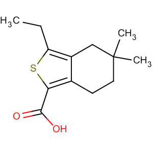 3-乙基-5,5-二甲基-4,5,6,7-四氫-苯并[c]噻吩-1-羧酸結(jié)構(gòu)式_910635-45-9結(jié)構(gòu)式