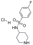 4-氟-n-哌啶-4-基-苯磺酰胺鹽酸鹽結構式_913634-50-1結構式
