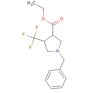 1-芐基-4-三氟甲基吡咯烷-3-羧酸乙酯結構式_913744-78-2結構式
