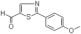 2-(4-甲氧基苯基)噻唑-5-甲醛結(jié)構(gòu)式_914348-82-6結(jié)構(gòu)式