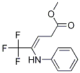 5,5,5-三氟-4-(苯基氨基)-3-戊酸甲酯結(jié)構(gòu)式_914613-27-7結(jié)構(gòu)式