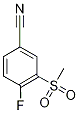4-氟-3-(甲基磺?；?苯甲腈結(jié)構(gòu)式_914636-47-8結(jié)構(gòu)式