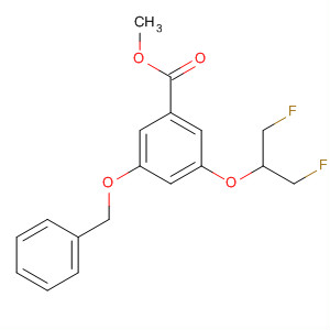 3-(芐氧基)-5-(1,3-二氟丙烷-2-基氧基)苯甲酸甲酯結(jié)構(gòu)式_915770-81-9結(jié)構(gòu)式