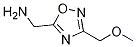 (3-(甲氧基甲基)-1,2,4-噁二唑-5-基)甲胺結(jié)構(gòu)式_915920-22-8結(jié)構(gòu)式