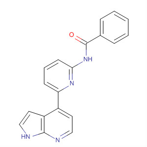 N-(6-(1H-吡咯并[2,3-b]吡啶-4-基)吡啶-2-基)苯甲酰胺結(jié)構(gòu)式_916173-00-7結(jié)構(gòu)式