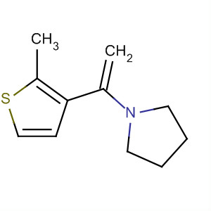 1-[1-(2-甲基-3-噻吩)乙烯]吡咯烷結(jié)構(gòu)式_917957-71-2結(jié)構(gòu)式